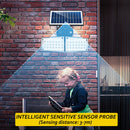 42LED/80COB 2 Head Rotating Solar Motion Light Outdoor Human Body Sensing Lamp