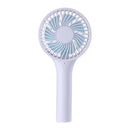 Well Star WT-D6 Portable Mini USB Fan with Base Chargeable Desktop Air Cooling Fan Air Cooler Silent Cooling Fan For Home Office Student Dormitory Outdoors Travelling