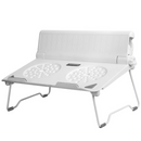 KUQI 033 Laptop lift Stand Notebook Cooling Pad Phone Stand Adjustable Height Cooler Universal for 10-17 Inch Laptops