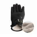 Touch Screen Sheepskin Gloves Windproof Waterproof Motorcycle Racing Full Finger Glove