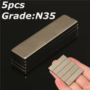 5pcs N35 40x10x3mm Strong Block Magnets Rare Earth Neodymium Magnets