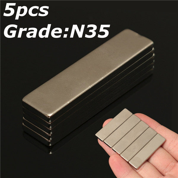 5pcs N35 40x10x3mm Strong Block Magnets Rare Earth Neodymium Magnets