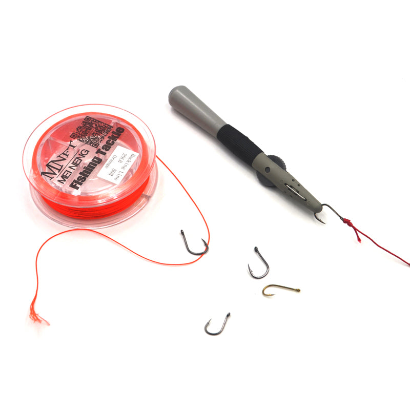 ZANLURE ABS Tie Hook Device Manually Fish Hook Wire Knotter Fast Tie Tying Knot Tool Fishing Tool