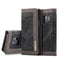 Caseme Canvas Magnetic Flip Bracket Wallet Protective Case For Samsung Galaxy S9