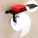 Stainless Steel Toilet Tissue Box Wall Mount Roll Holder Phone Tissue Rack Bathroom