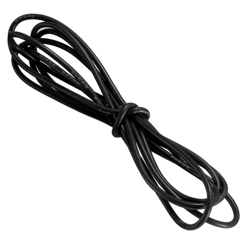 DANIU 1 Meter Black Silicone Wire Cable 10/12/14/16/18/20/22AWG Flexible Cable