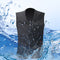Intelligent Electric Heated USB Waistcoat Winter Temperature Control Sleeveless Coats Black