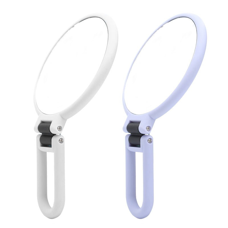 10x Magnification Adjustable Make Up Mirrors Double Sided Vanity Folding Mirror Bathroom Travel