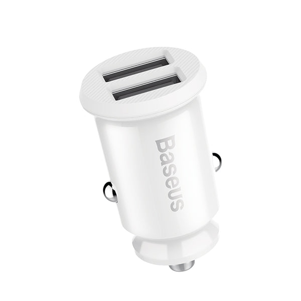 Baseus 3.1A Dual USB Ports Smart Fast Car Charger With LED Indicator For Smart Phone Tablet Camer