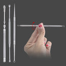 Y.F.M 8Pcs Stainless Steel Acne Needle Blackhead Remover Pimple Comedone Extractor Tool Kit