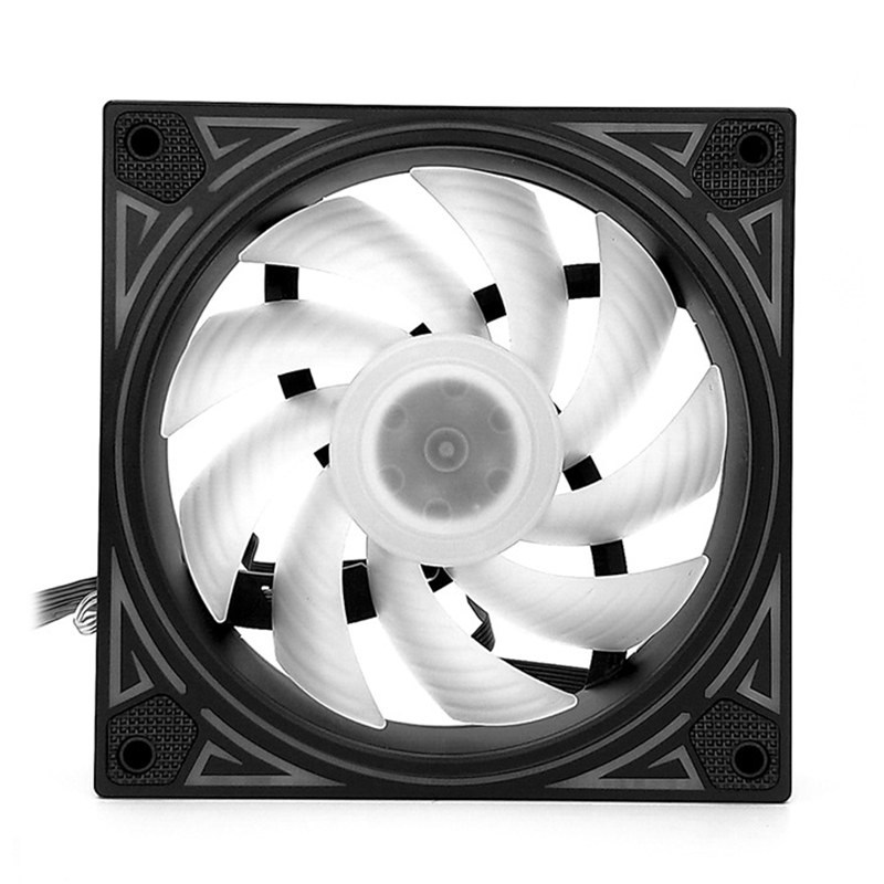 Coolmoon BILLOW 3PCS 120mm Multilayer Backlit RGB Cooling Fan Mute PC CPU Heatsink with the RF Wireless Remote Control
