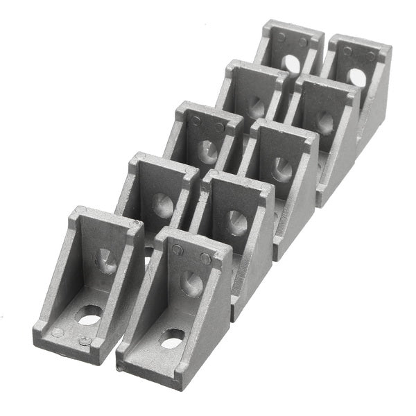 Suleve AJ28 10Pcs 2028 Aluminium Angle Corner Joint 20 Series Aluminum Extrusion 20x20mm Right Angle Bracket Furniture Fittings