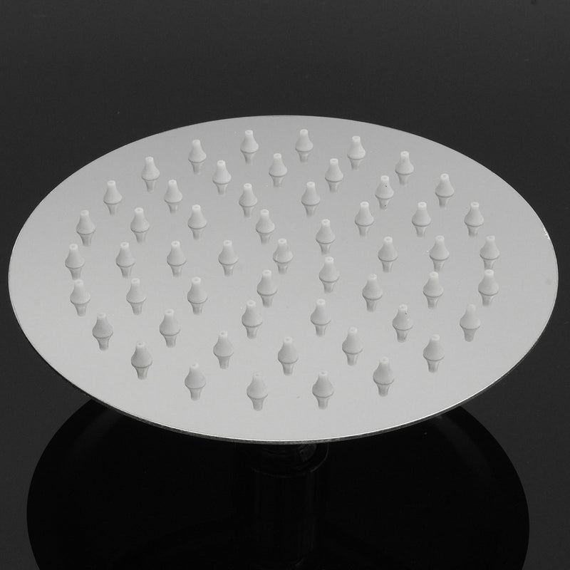 360 6 Inch Round Stainless Steel Ultra Thin Rainfall Shower Head Bathroom Sprayer