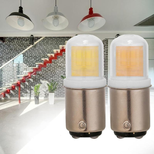 Dimmable 5W AC110-120V COB 1511 BA15D LED Light Bulb Indoor Lamp for Chandelier Sewing Machine