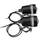 2pcs 12V 30W Motorcycle U3 LED Angel Eye Driving Fog Spot White Headlight Hi/Lo