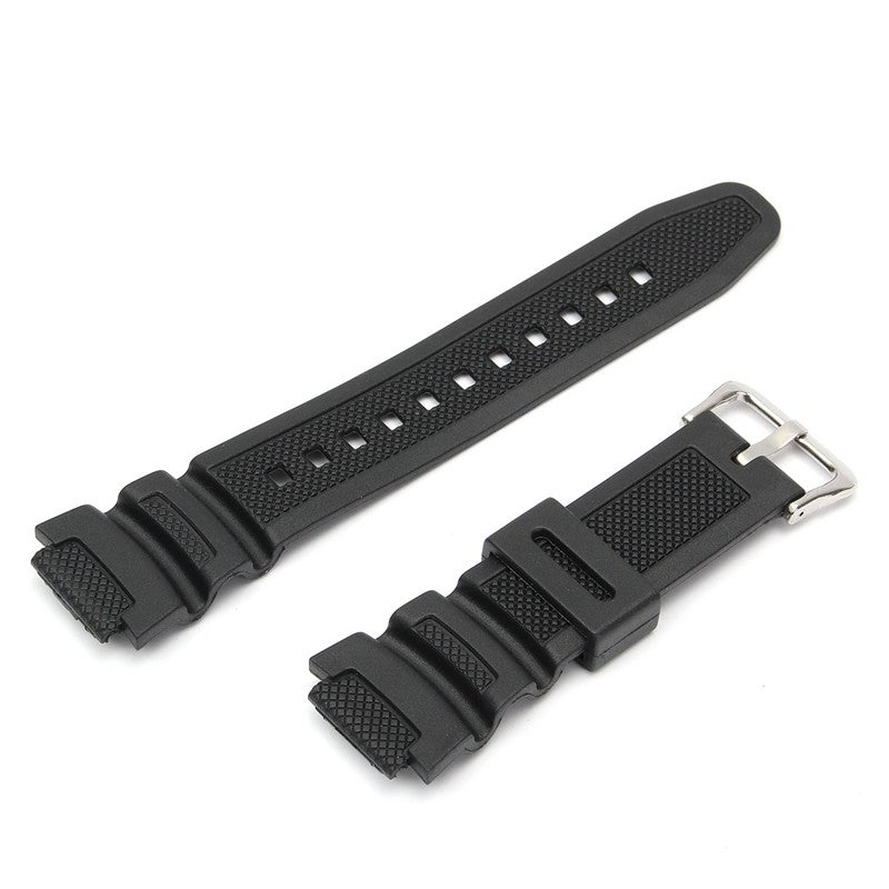 18mm Original Watch Strap Band For Casio SGW-300H SGW-400H SGW-300 SGW-400 Black