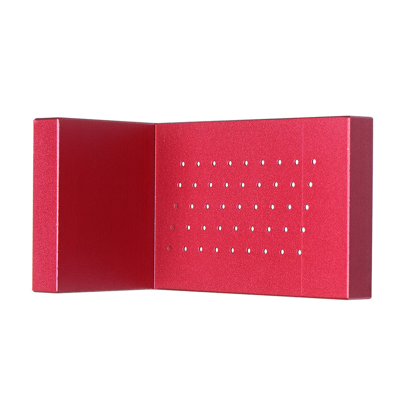 T50 Mini Alloy Steel Hole Positioning Metric Marking Line Ruler Woodworking Tool for Carpenter