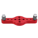 X600-2 Adjustable Aluminum Alloy Self-centering 6 8 10mm Dowel Jig Wood Panel Puncher Hole Locator Beech Center Hole Position Measuring Drilling Woodworking