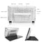 Loskii DC-11 Electronic Travel Alarm Clock Folding Desk Clock With Temperature Date Time Calendar