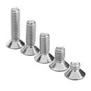 Suleve M3SH7 50Pcs M3 Stainless Steel Hex Socket Flat Head Countersunk Screws Bolts 4-12mm Length