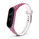 Colorful Pattern Watch Band Watch Strap Replacement for Xiaomi Miband 4 Miband 3
