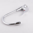 Red-crowned Crane Single Hole Hot and Cold High Curved Basin Kitchen Faucet