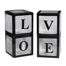 50 Balloon and 4 Transparent Box Balloon Birthday Wedding Christmas Party Decorations