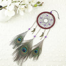 Natural Hand Woven Feathers Dreamcatcher American Folk Custom Gifts Home Car Hanging Decor Ornament