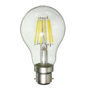 Dimmable B22 A60 6W Pure White Warm White COB Filament Edison Retro Light Lamp Bulb AC220V