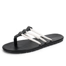 Men Summer Casual  Slippers Lazy Beach Flip-flops Flat Light Weight Slip On Cooler Pinch Feet Shoes