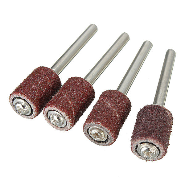 92pcs 1/4 Inch Sanding Bands Drums Sleeves 60 120 240 320 Grit with 5 Mandrel