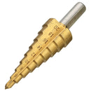 3pcs 4-12/20/32mm HSS Titanium Coated Step Drill Bit Hex Shank Hole Cutter