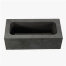 125x60x40mm Square Graphite Mold Crucible for Melting Casting 85oz Gold/46oz Silver