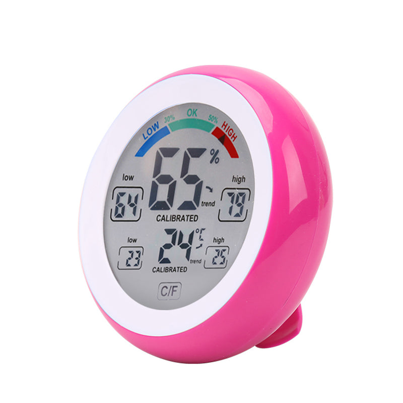 2pcs DANIU Multifunctional Digital Thermometer Hygrometer Temperature Humidity Meter Touch Screen