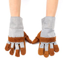 Welding Welders Work Soft Cowhide Leather Plus Gloves for Protecting Hand