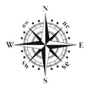 Car Compass Sticker 15/30cm Optional PVC Sticker Car Stickers