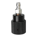 CO2 Refill Adapter Black Air Compressed Can Outlet/Refill Station Connector Kit