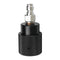 CO2 Refill Adapter Black Air Compressed Can Outlet/Refill Station Connector Kit