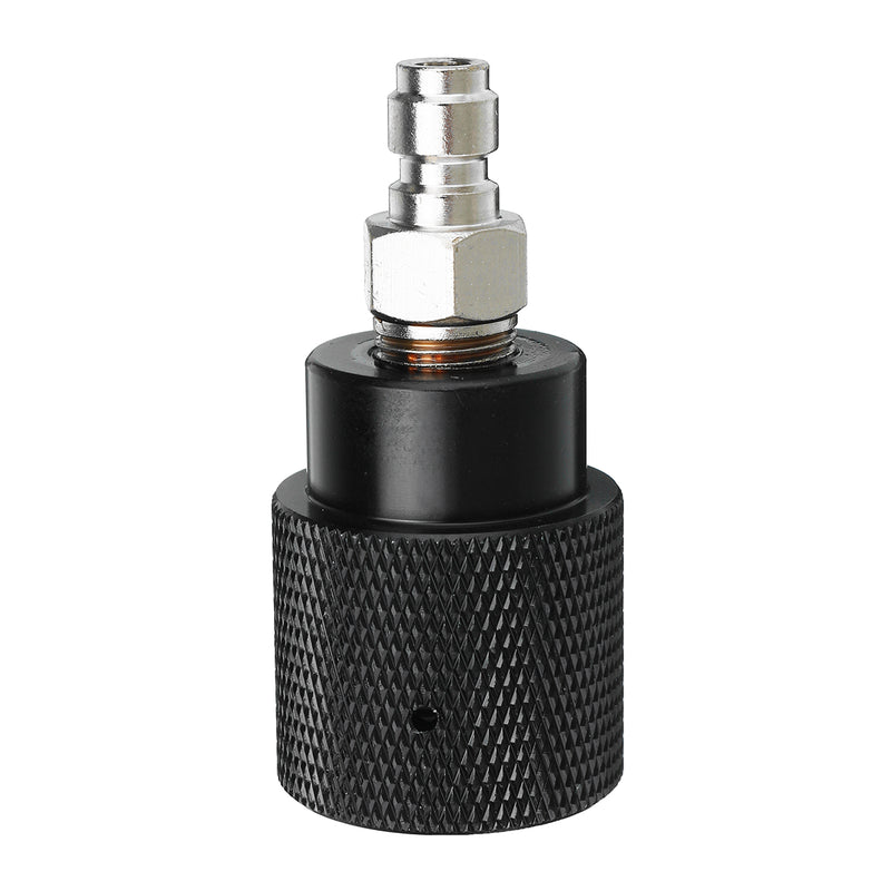 CO2 Refill Adapter Black Air Compressed Can Outlet/Refill Station Connector Kit