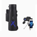 IPRee 12X50 Waterproof Monocular Optical HD Lens Portable Telescope + Mobile Phone Clip + Telescopic bracket