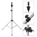 Adjustable Wig Head Tripod Stand Holder for Hairdressing Training Mannequin Practice