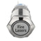 12V 19mm 5 Pin Silver Fire Lasers Metal Push Button Switch LED Light Momentary