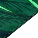 Tropical Plants Waterproof Shower Curtain Fabric With Hooks Ring Polyester Bathroom Rugs Mat