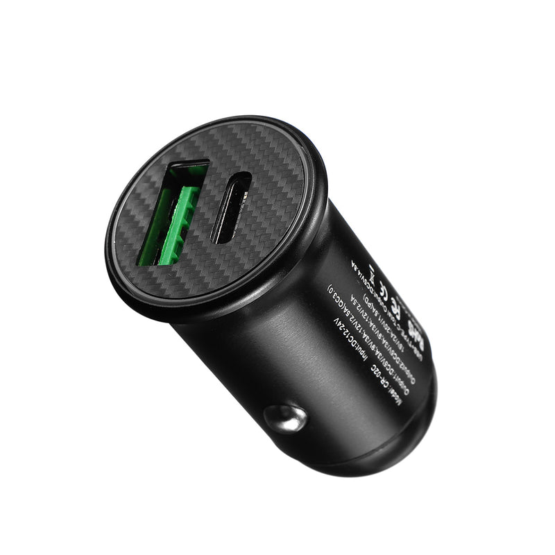 INSMA Universal PD+QC 3.0 60W Car Charger Adapter Fast Quick Charging For iPhone