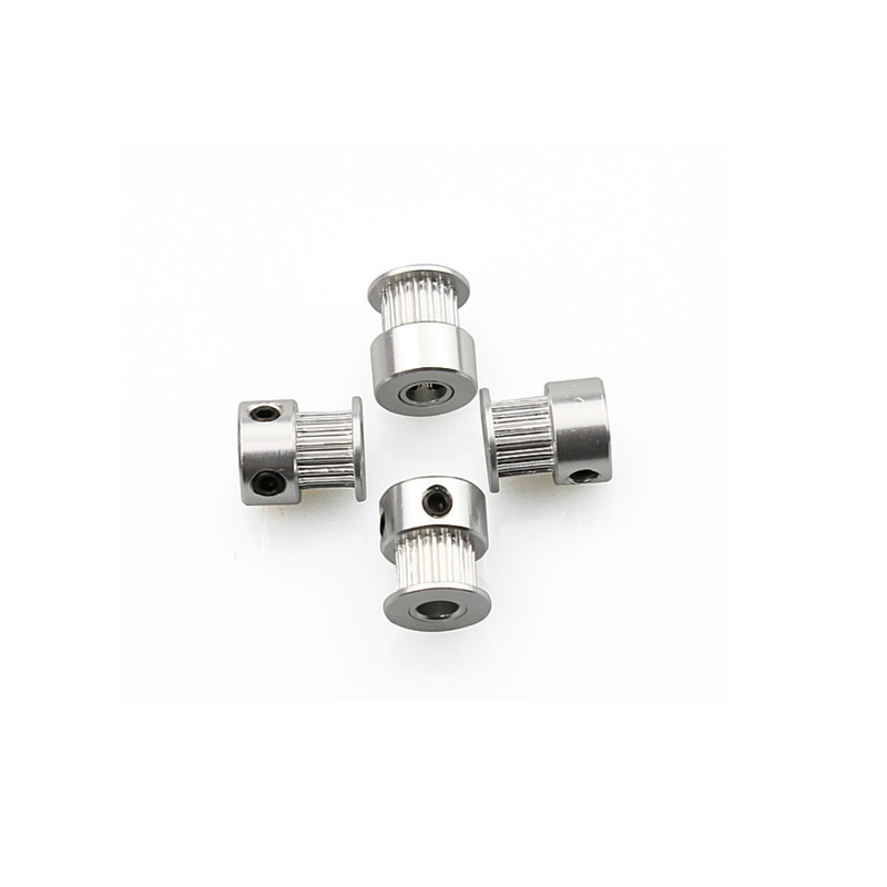 Anet 20 Teeth Aluminum  8mm Bore Timing Belt Pulley for 6mm Width Belt Flange Synchronous Wheel for 3D Printer CNC Parts