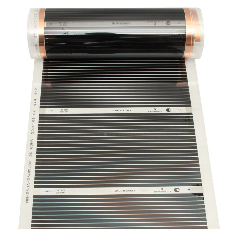 50CMx3M 220V Far Infrared Floor Heating Film Crystal Carbon Fiber Underfloor Heating Film