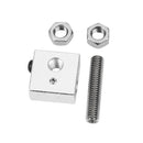 MK8 Aluminum Heating Block + 1.75mm 0.2/0.3/0.4/0.5/0.8mm Nozzle + M6*30mm Throat Kit For 3D Printer
