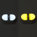 LED Night Light Human Motion Induction Sensor Control Lamp Battery For Bedroom Bathroom