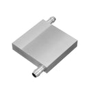 60x60x12mm Aluminum Water Cooling Block For CPU Semiconductor Cooling Radiator Heatsink