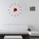 DIY 3D Wall Clock Art Clock Sticker Decor Home Office Kids Room